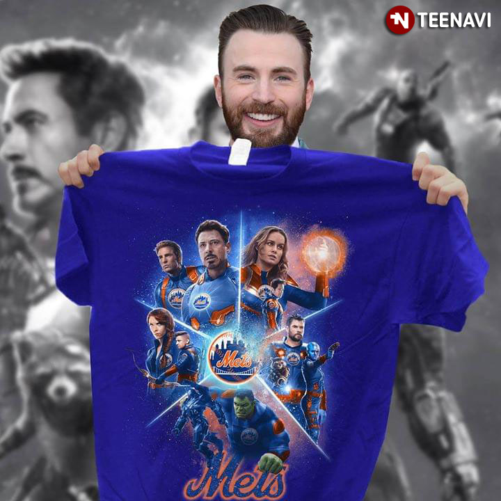 Avengers Endgame New York Mets T-Shirt - TeeNavi
