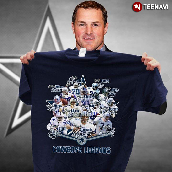 Dallas Cowboys Football Legends T-Shirt - TeeNavi