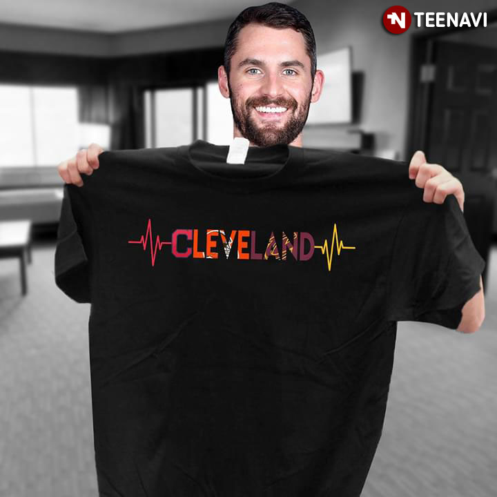 Cleveland Indians Browns Cavaliers Heartbeat