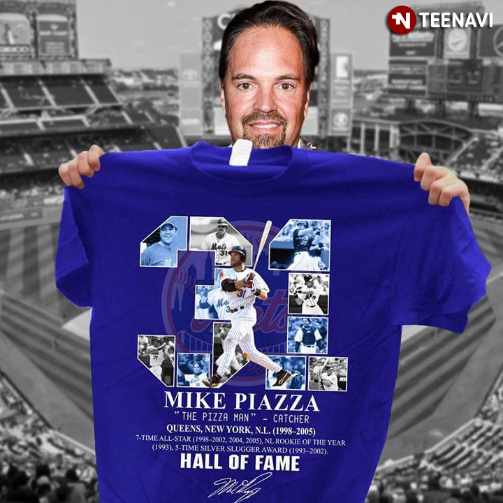 Mike Piazza New York Mets Hall Of Fame Signature