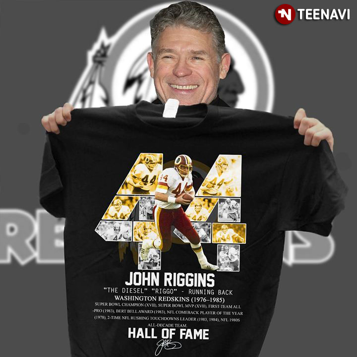 John Riggins Washington Redskin Hall Of Fame Signature