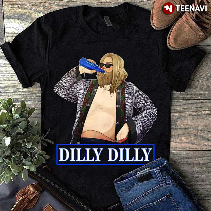 Thor Drinking Bud Light Dilly Dilly