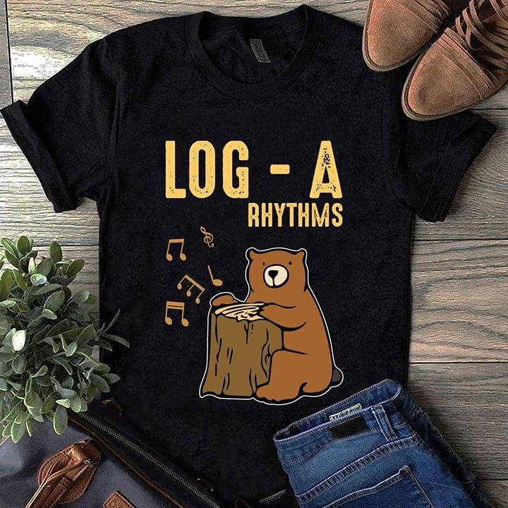 Log-A Rhythms Bear Logarithm Math Pun