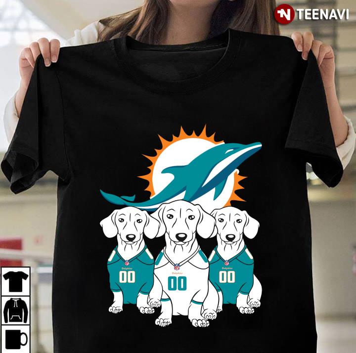 miami dolphins dog shirt