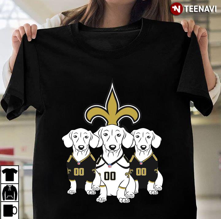 New Orleans Saints Dachshund Dogs
