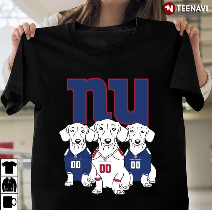 New York Giants Dachshund Dogs