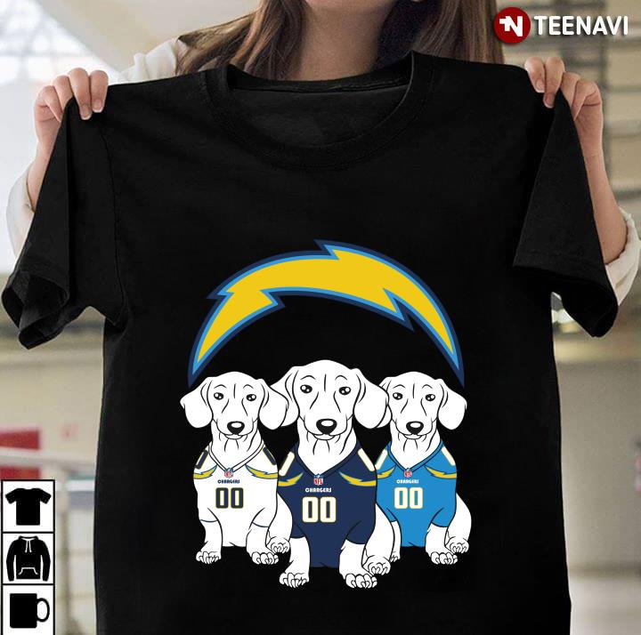 Los Angeles Chargers Dachshund Dogs