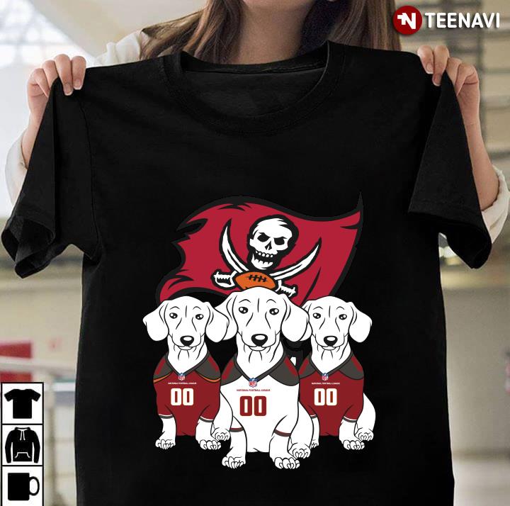 Tampa Bay Buccaneers Dachshund Dogs