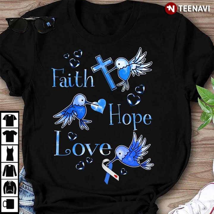 Faith Hope Love Hummingbirds Diabetes Awareness