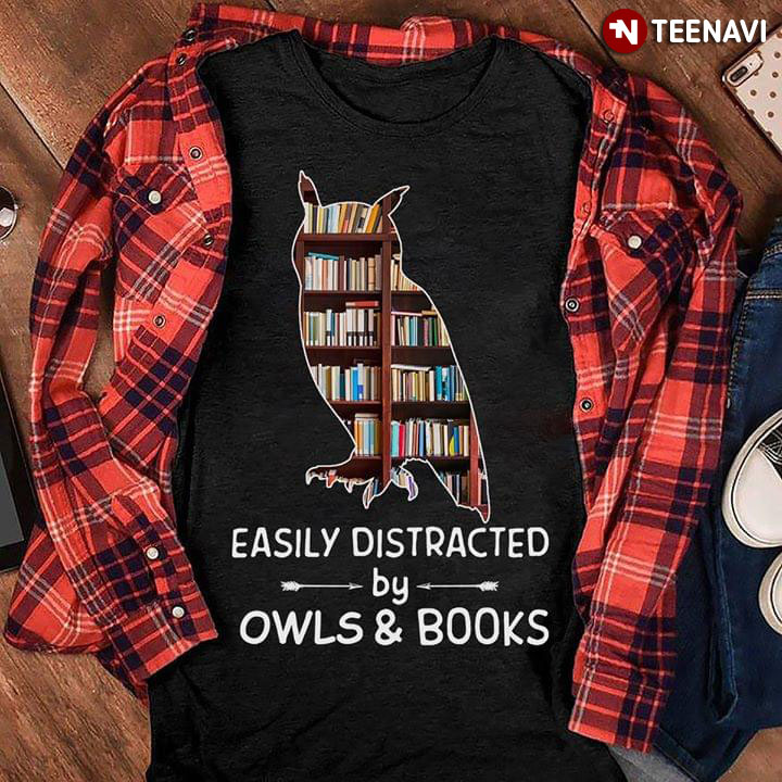 Easily Distracted By Owls & Books