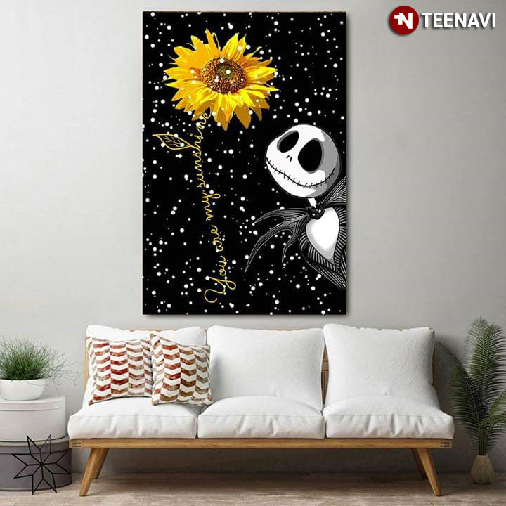 The Nightmare Before Christmas Jack Skellington And Sunflower You Are My Sunshine