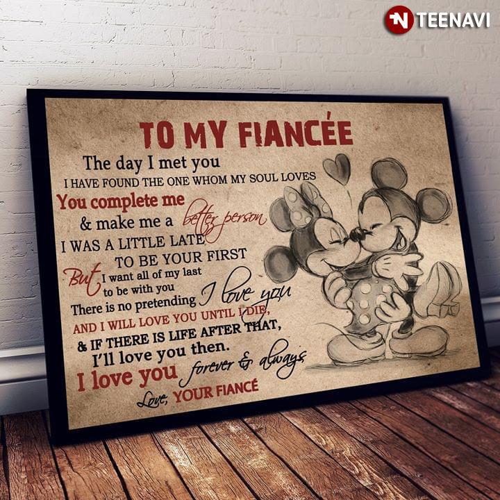 Disney Mickey Mouse Carrying Minnie Mouse To My Fiancée The Day I Met You I Have Found The One Whom My Soul Loves