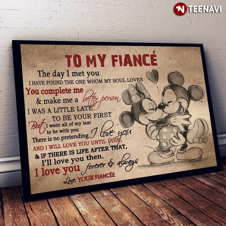 Disney Mickey Mouse Carrying Minnie Mouse To My Fiancé The Day I Met You I Have Found The One Whom My Soul Loves
