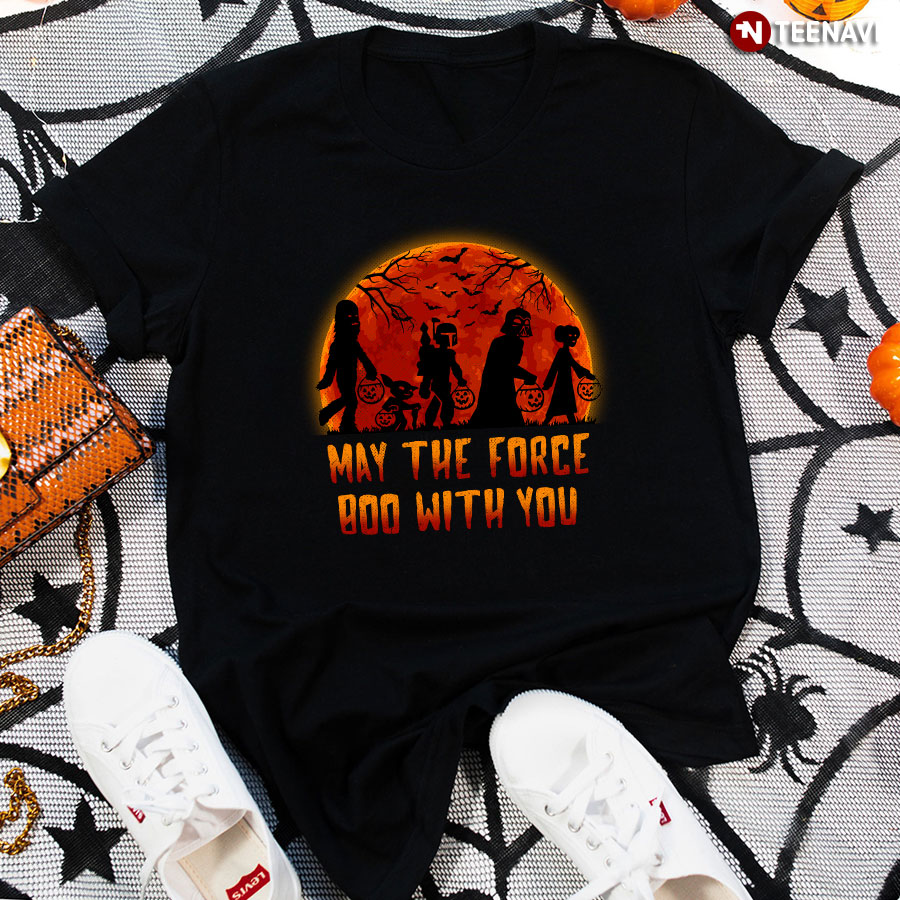 Star Wars Stormtrooper May The Force Boo With You Halloween T-Shirt