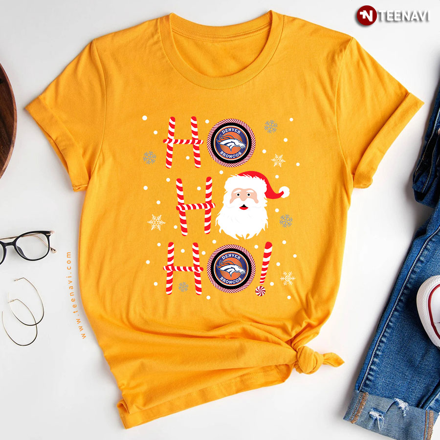 Santa Claus Ho Ho Ho Denver Broncos Christmas