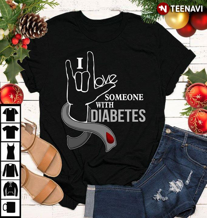 I Love Someone With Diabetes Hand