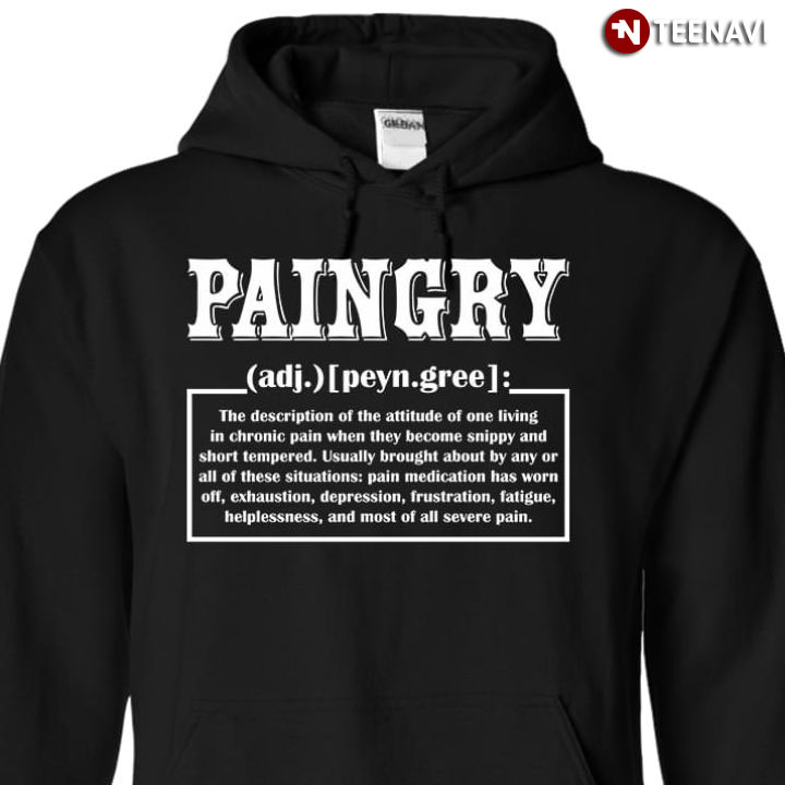 Paingry The Description Of The Attitude Of One Living In Chronic Pain