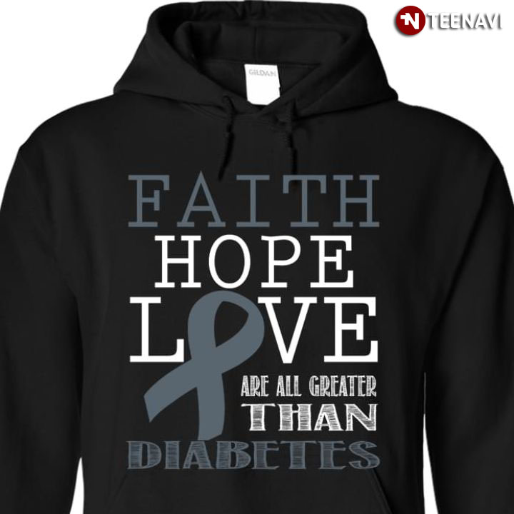 Faith Hope Love Are All Greater Than Diabetes