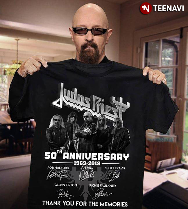 Judas Priest 50Th Anniversary 1969-2019 Thank You For The Memories New Version