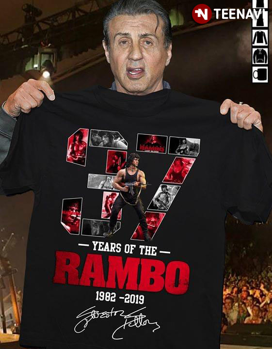 37 Years Of The Rambo 1982-2019 Signature