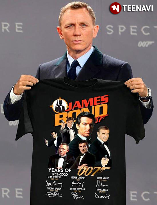 James Bond Years Of 1962-2020 007 Thank You For The Memories New Version