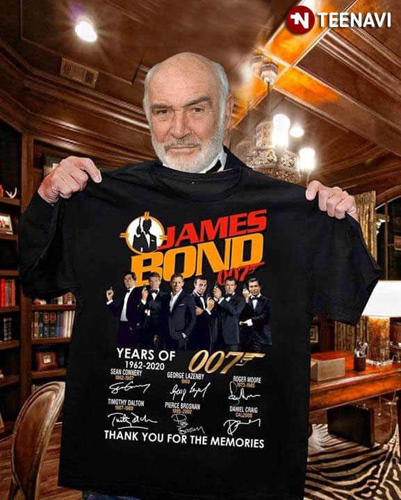 James Bond Years Of 1962-2020 007 Thank You For The Memories New Version