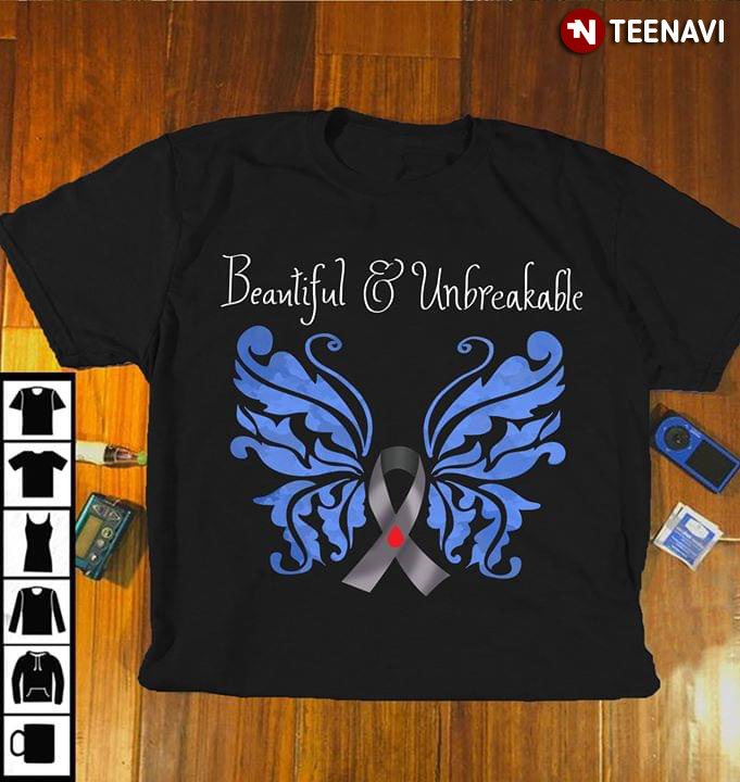 Beautiful & Unbreakable Butterfly Diabetes Awareness
