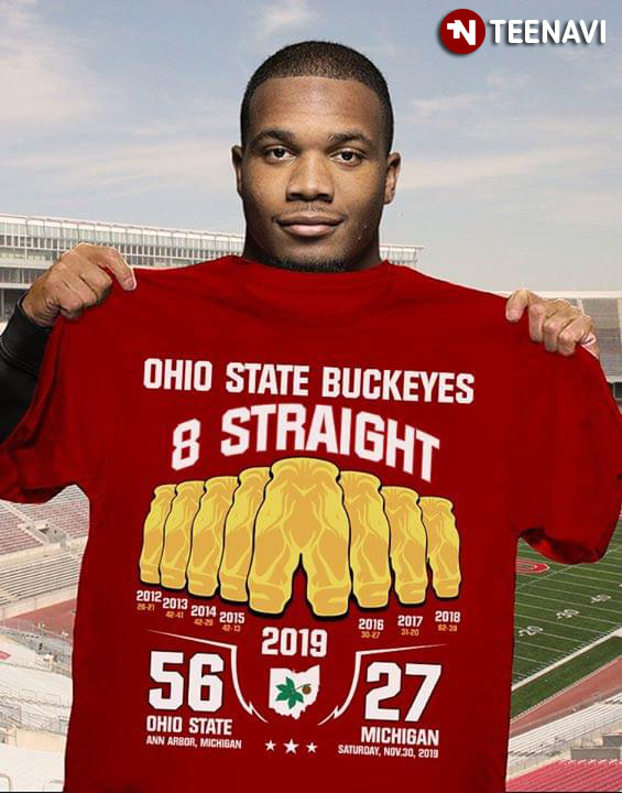 Ohio State Buckeyes 8 Straight 2019