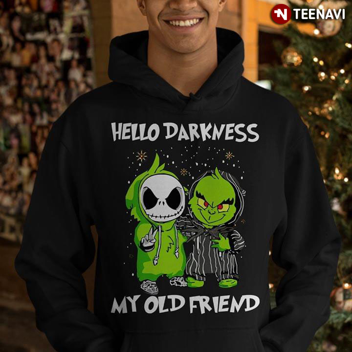 Jack Skellington And Grinch Friendship Hello Darkness My Old Friends Christmas