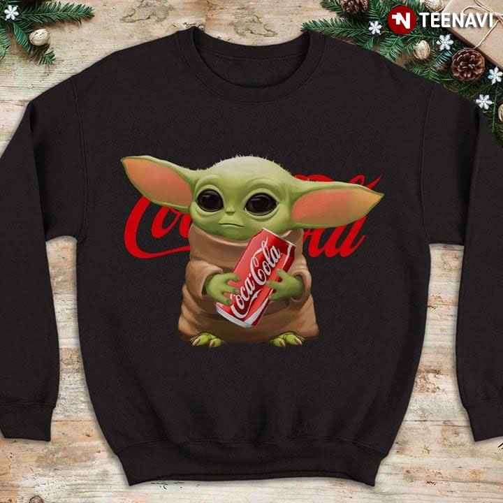 Baby Yoda Holding Coca Cola