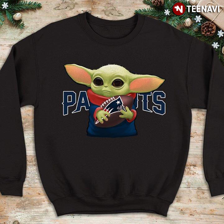 Baby Yoda Holding New England Patriots