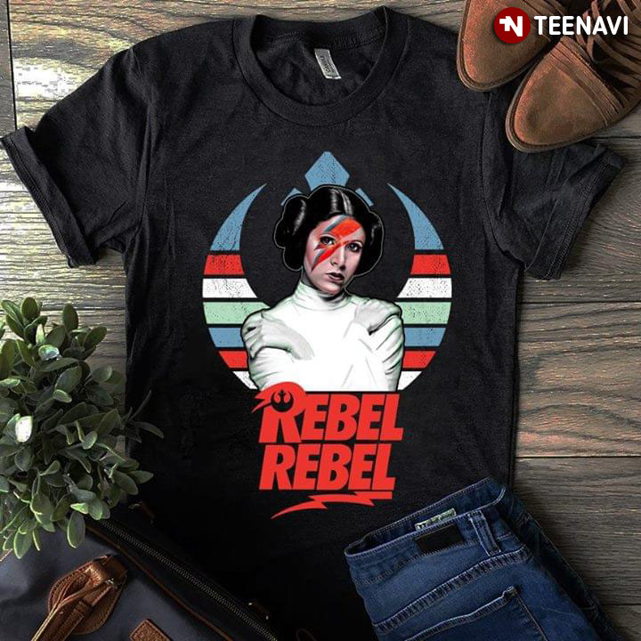 Star Wars Leia Organa Rebel Rebel Ziggy Stardust Rebel Alliance Flag