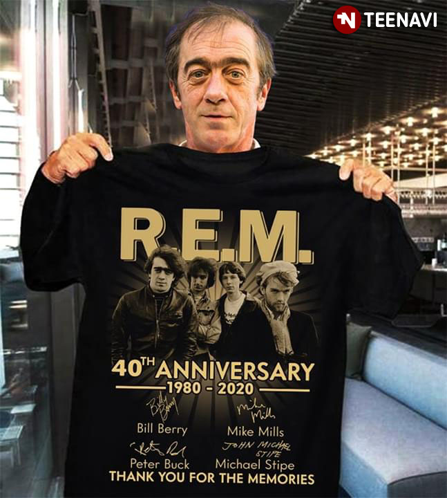 R.E.M. 40th Anniversary 1980-2020 Thank You For The Memories