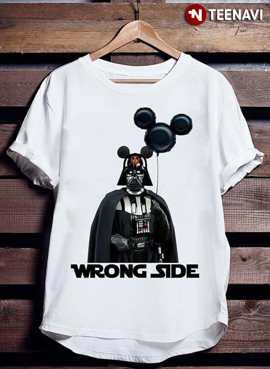 Star Wars Darth Vader Floating Mickey Mouse Balloon Wrong Side