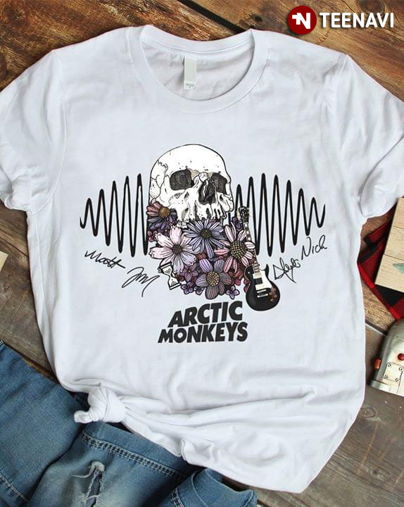 Skull Flower Guitar Arctic Monkeys