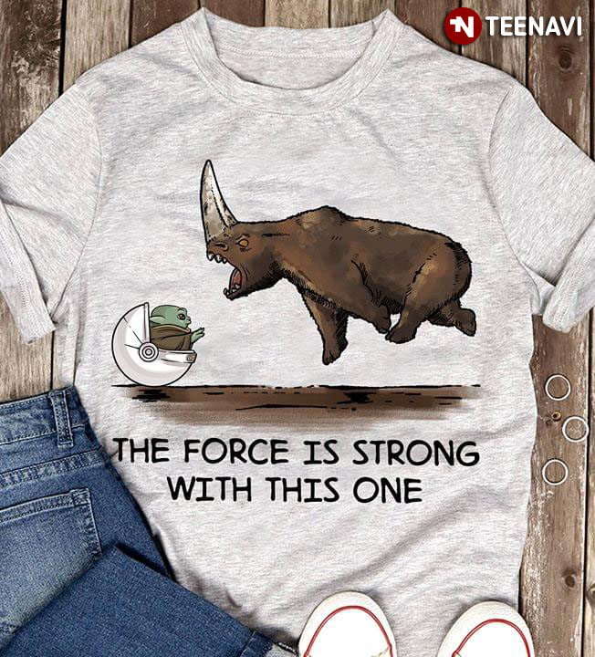 The Mandalorian Baby Yoda And Rhino The Force Is Strong With This One