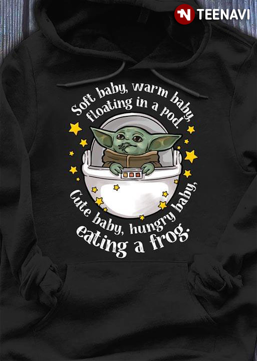 Baby Yoda Soft Baby Warm Baby Floating In A Pod Cute Baby Hungry Baby Eating A Frog
