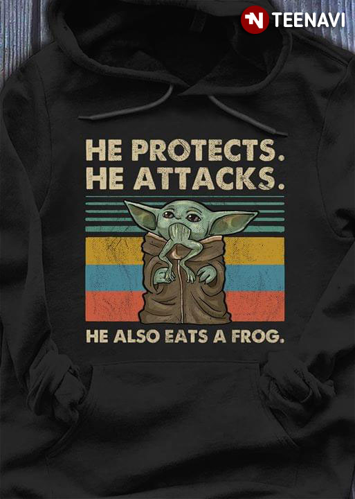 The Mandalorian Baby Yoda He Protects He Attacks He Also Eats A Frog