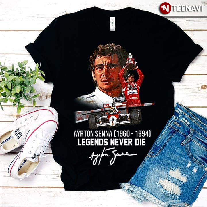 Ayrton Senna 1960-1994 Legends Never Die Signature