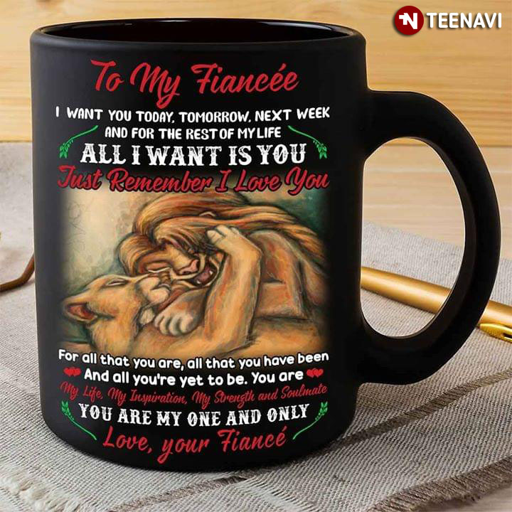Disney The Lion King Simba & Nala To My Fiancée I Want You Today Tomorrow Next Week And For The Rest Of My Life