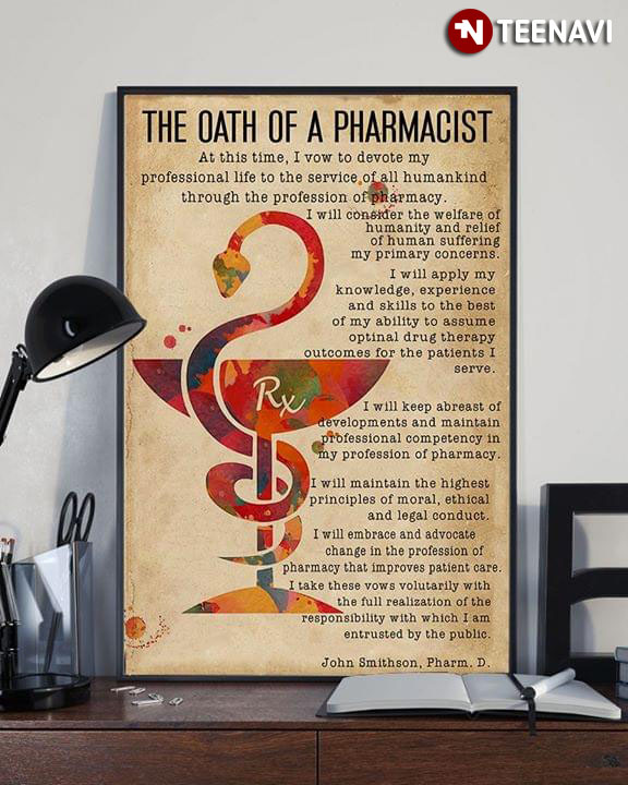 Bowl Of Hygeia RX The Oath Of A Pharmacist John Smithson Pharm. D.