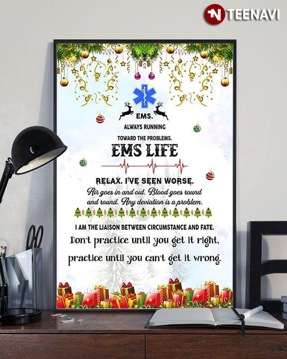Christmas Tree The Star Of Life EMS Always Running Toward The Problems EMS Life Relax I'vs Seen Worse
