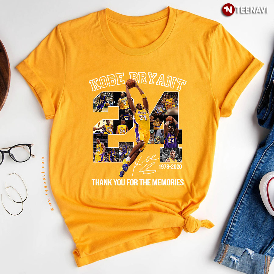 Kobe Bryant 24 Thank You For The Memories 1978 2020