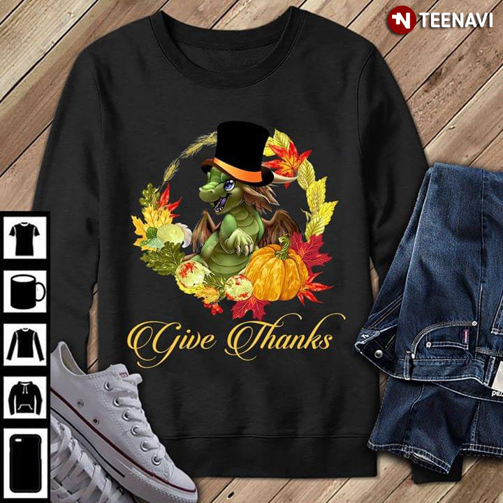Give Thanks Dragon Thanksgiving Day