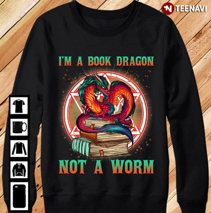I'm A Book Dragon Not A Worm New Style