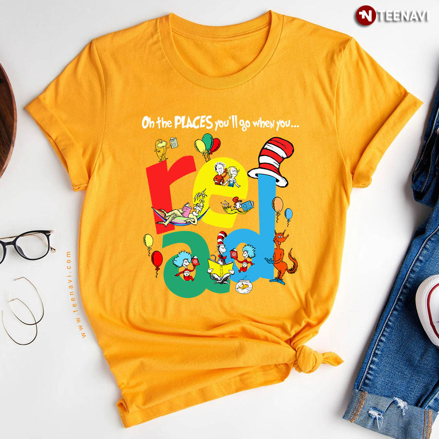 Dr Seuss And Friends Oh The Places Youll Go When You Read