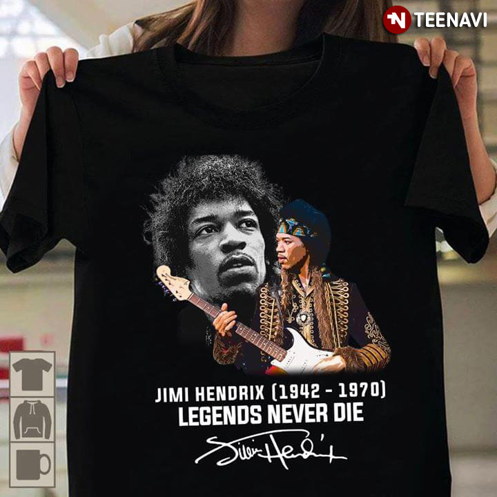 Jimi Hendrix Legends Never Die Signatures