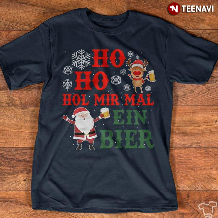 Santa Ho Ho Hol Mir Mal Ein Bier Christmas