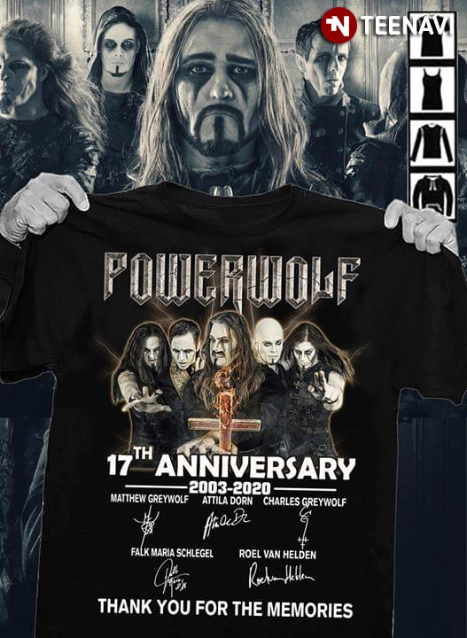 Powerwolf 17th Anniversary 2003-2020 Thank you For The Memories