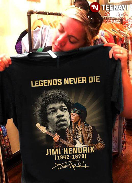 Legends Never Die Jimi Hendrix 1942-1970 Signature